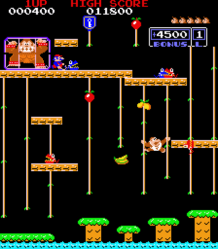 Donkey Kong Jr. (Japan) Screenshot 1